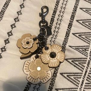 Coach Flower Cluster Bag Charm